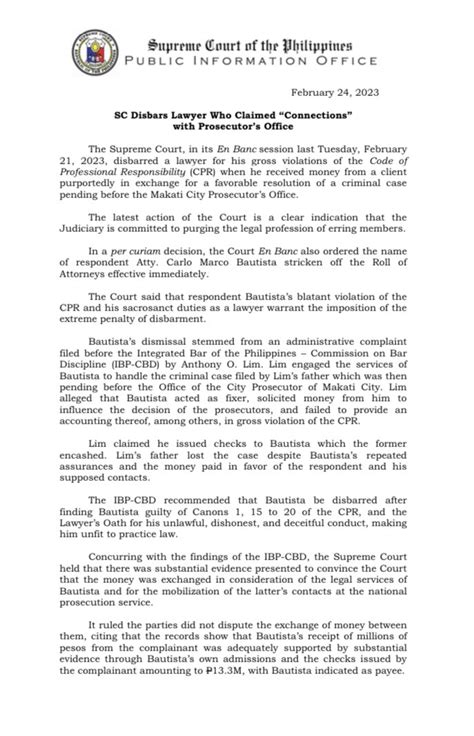 miguel lim scandal|2 lawyers disbarred for claiming influence over justices, prosecutors.
